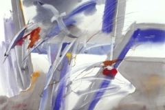 WIND OF CHANGE.2000, watercolor on paper  70 x 100cm