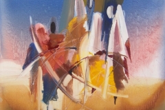 SERIES “GUARDIANS”. 2004, oil on canvas 80 x 90cm